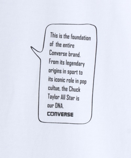 CONVERSE（コンバース）の「CONVERSE/コンバース COOLMAX/吸水速乾 バックプリント ロゴ ワンポイント 半袖Tシャツ/レディース メンズ（Tシャツ/カットソー・レディース・スミクロ/ブルー系その他/ホワイト系その他/ホワイト/オレンジ/ライトグレー/ブラック/ホワイト系その他2・M/LL/L）」の15枚目の写真