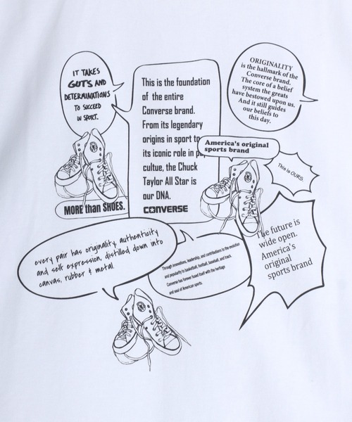 CONVERSE（コンバース）の「CONVERSE/コンバース COOLMAX/吸水速乾 バックプリント ロゴ ワンポイント 半袖Tシャツ/レディース メンズ（Tシャツ/カットソー・レディース・スミクロ/ブルー系その他/ホワイト系その他/ホワイト/オレンジ/ライトグレー/ブラック/ホワイト系その他2・M/LL/L）」の16枚目の写真