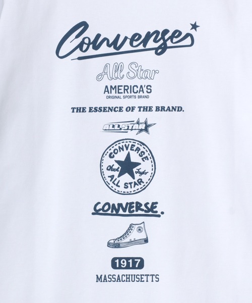 CONVERSE（コンバース）の「CONVERSE/コンバース COOLMAX/吸水速乾 バックプリント ロゴ ワンポイント 半袖Tシャツ/レディース メンズ（Tシャツ/カットソー・レディース・スミクロ/ブルー系その他/ホワイト系その他/ホワイト/オレンジ/ライトグレー/ブラック/ホワイト系その他2・M/LL/L）」の18枚目の写真