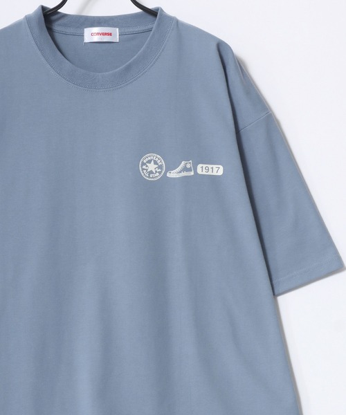 CONVERSE（コンバース）の「CONVERSE/コンバース COOLMAX/吸水速乾 バックプリント ロゴ ワンポイント 半袖Tシャツ/レディース メンズ（Tシャツ/カットソー・レディース・スミクロ/ブルー系その他/ホワイト系その他/ホワイト/オレンジ/ライトグレー/ブラック/ホワイト系その他2・M/LL/L）」の13枚目の写真