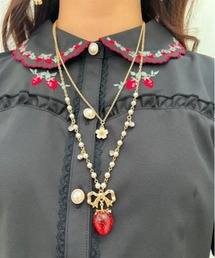 axes femme POETIQUE | ストロベリーネックレス(ネックレス)