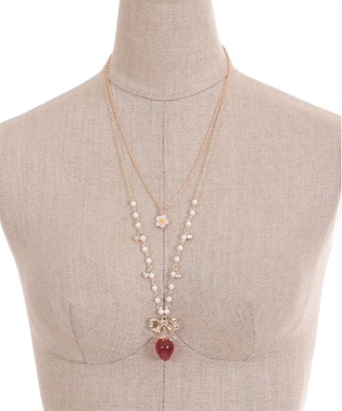 axes femme POETIQUE（アクシーズファムポエティック）の「ストロベリーネックレス（ネックレス・レディース・ゴールド/シルバー・FREE）」の13枚目の写真