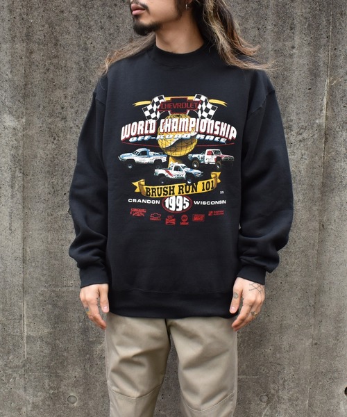 【安心発送】 セール】【ヴィンテージ古着】90's WORLD CHEVROLET トップス