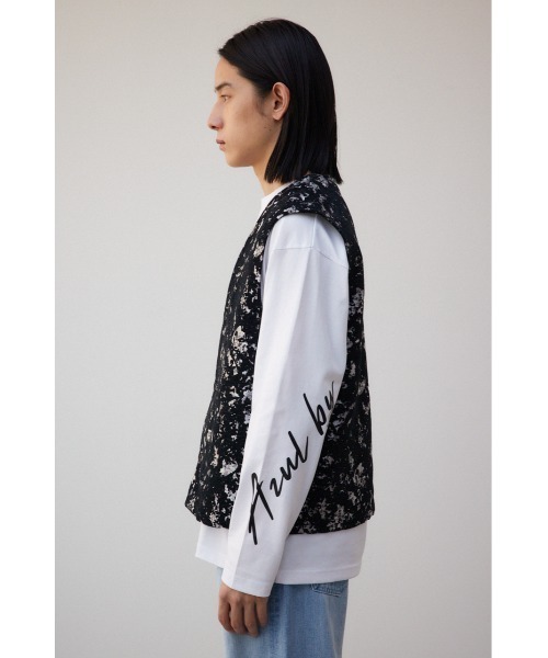 AZUL by moussy(アズールバイマウジー)の「ゴブランジャガードジレ(ベスト・メンズ・ブラック系その他・FREE)」の6枚目の写真