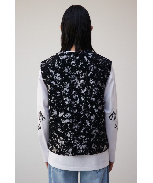 AZUL by moussy(アズールバイマウジー)の「ゴブランジャガードジレ(ベスト・メンズ・ブラック系その他・FREE)」の7枚目の写真