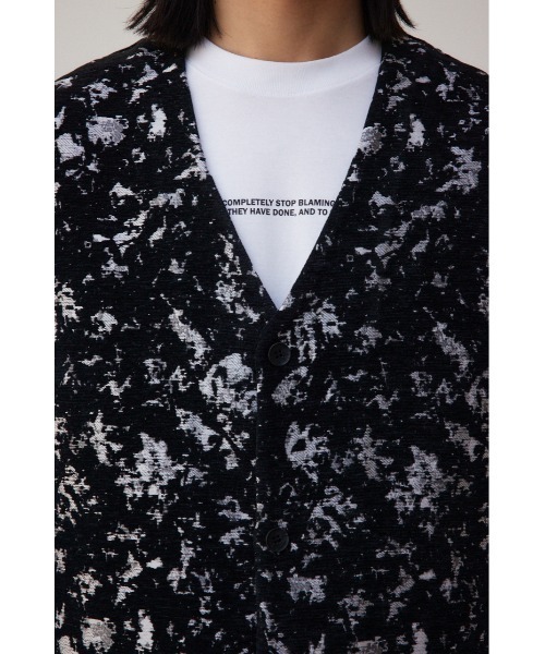 AZUL by moussy(アズールバイマウジー)の「ゴブランジャガードジレ(ベスト・メンズ・ブラック系その他・FREE)」の8枚目の写真
