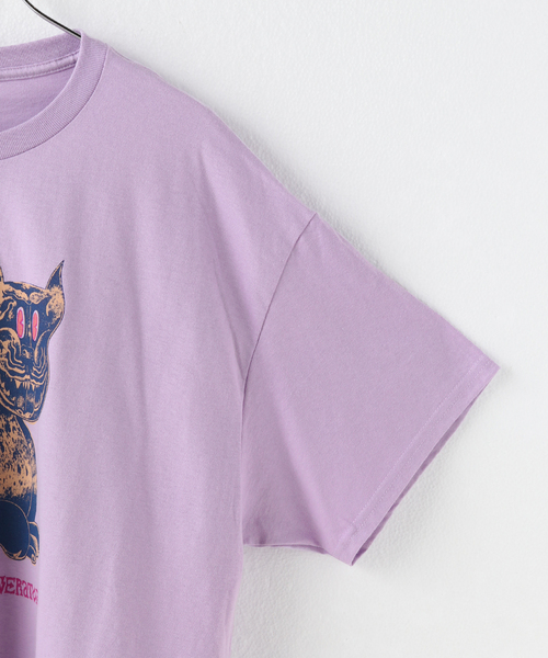 JOINT WORKS(ジョイントワークス)の「【Time change generator/タイムチェンジジェネレーター】 CAT PURPLE(Tシャツ/カットソー・メンズ・パープル・X-LARGE)」の5枚目の写真