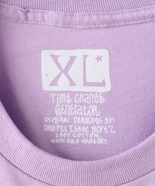 JOINT WORKS(ジョイントワークス)の「【Time change generator/タイムチェンジジェネレーター】 CAT PURPLE(Tシャツ/カットソー・メンズ・パープル・X-LARGE)」の11枚目の写真