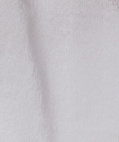 CHIC STYLE（シックスタイル）の「＜大きいサイズ＞シアーニットトップス シックスタイル（ニット/セーター・レディース・ブラック/オフホワイト・L/LL/3L/4L/5L）」の12枚目の写真