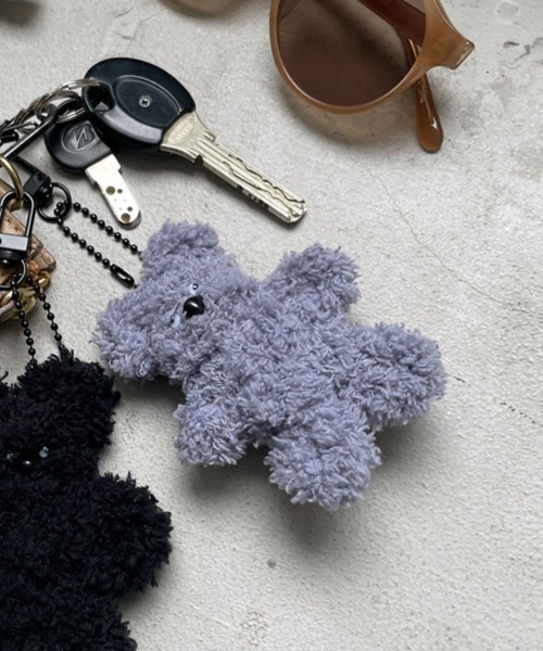 marjour（マージュール）の「[HANDMADE]KUMA CHARM（キーホルダー・レディース・ブルーグレー/ブラウン/ブラック・FREE）」の2枚目の写真