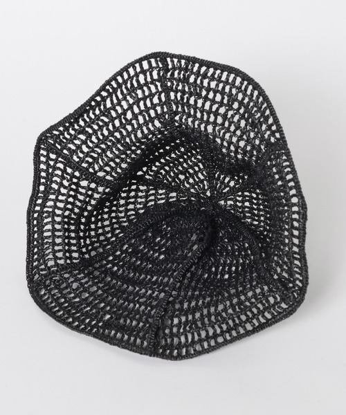 PAGEBOY（ページボーイ）の「スカシアミハット（ハット・レディース・チェリーピンク/ブラック・FREE）」の7枚目の写真