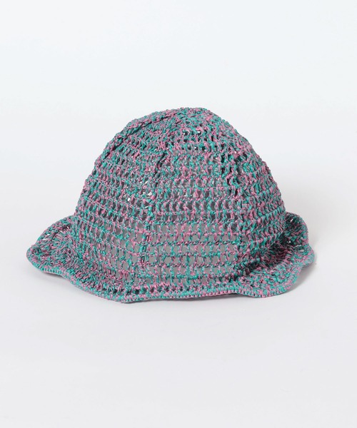 PAGEBOY（ページボーイ）の「スカシアミハット（ハット・レディース・チェリーピンク/ブラック・FREE）」の9枚目の写真