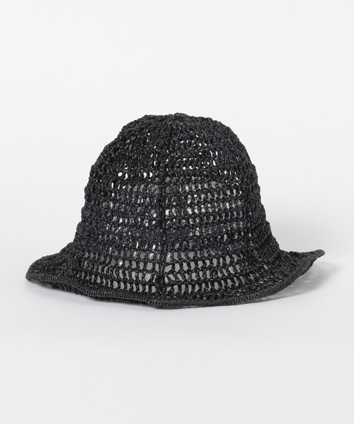 PAGEBOY（ページボーイ）の「スカシアミハット（ハット・レディース・チェリーピンク/ブラック・FREE）」の5枚目の写真