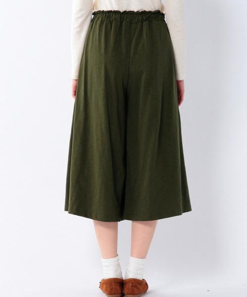 coen（コーエン）の「スラブタックガウチョパンツ（その他パンツ・レディース・オリーブ/ネイビー・MEDIUM/LARGE）」の11枚目の写真