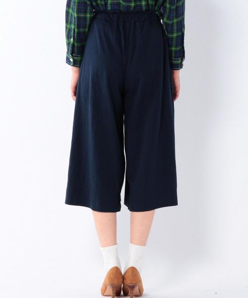 coen（コーエン）の「スラブタックガウチョパンツ（その他パンツ・レディース・オリーブ/ネイビー・MEDIUM/LARGE）」の6枚目の写真