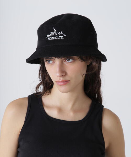 AVIREX（アヴィレックス）の「PILE BUCKET HAT / パイル バケットハット / AVIREX / アヴィレックス（ハット・メンズ・ブラック/サックスブルー・FREE）」の8枚目の写真