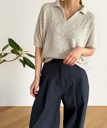 CANAL JEAN | El mar(エルマール) 半袖サマーポロニット(ニット/セーター)