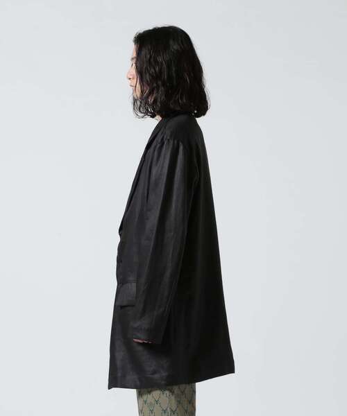 ROYAL FLASH（ロイヤルフラッシュ）の「A.FARTEFACT/エーエフ・アーティファクト/別注LINEN BIG JAKET（テーラードジャケット・メンズ・ブラック・3/1）」の2枚目の写真