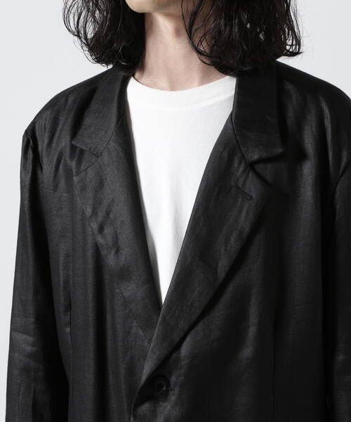 ROYAL FLASH（ロイヤルフラッシュ）の「A.FARTEFACT/エーエフ・アーティファクト/別注LINEN BIG JAKET（テーラードジャケット・メンズ・ブラック・3/1）」の4枚目の写真