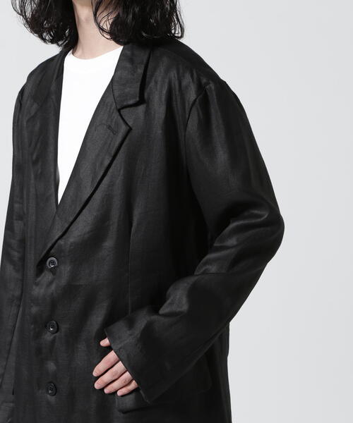 ROYAL FLASH（ロイヤルフラッシュ）の「A.FARTEFACT/エーエフ・アーティファクト/別注LINEN BIG JAKET（テーラードジャケット・メンズ・ブラック・3/1）」の5枚目の写真
