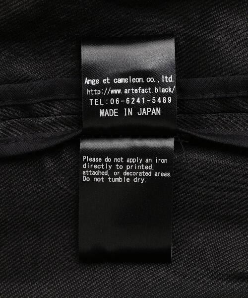 ROYAL FLASH（ロイヤルフラッシュ）の「A.FARTEFACT/エーエフ・アーティファクト/別注LINEN BIG JAKET（テーラードジャケット・メンズ・ブラック・3/1）」の13枚目の写真
