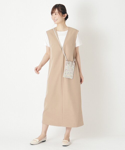 LAURA ASHLEY(ローラアシュレイ)の「【カードポケット付き/GIFTにおすすめ】ミニショルダー(ショルダーバッグ・レディース・グレー系/ブルー系・00)」の6枚目の写真