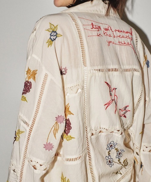 k　TODAYFUL EmbroideryPatchworkShirts TODAYFUL (トゥデイフル）Embroidery Patchwork Shirts 12510404