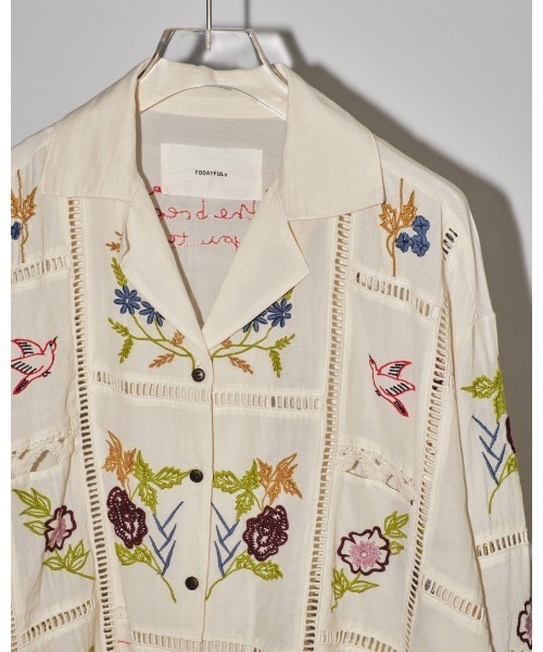 k　TODAYFUL EmbroideryPatchworkShirts TODAYFUL（トゥデイフル）の「TODAYFUL Embroidery Patchwork