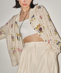 トゥデイフル　Embroidery Patchwork Shirts 刺繍 TODAYFUL トゥデイフル Embroidery Patchwork Shirts 24春夏予約