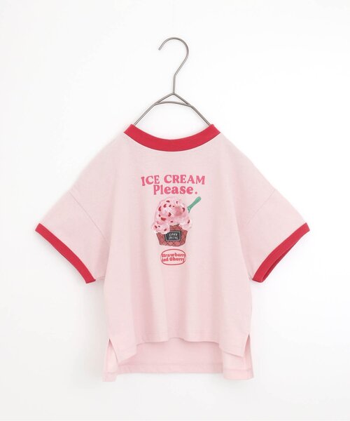 ワイズ ピンク 21SS グラフィックプリントシアーフットボールTシャツ ワイズ ピンク 21SS グラフィックプリントシアーフットボールT
