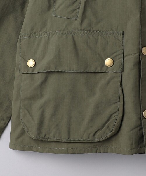 Barbour(バブアー)の「<Barbour> BEDALE/ビデイル/オーバーサイズフィット ナイロン フード ブルゾン(ブルゾン・メンズ・ネイビー/オリーブ・38/36)」の8枚目の写真