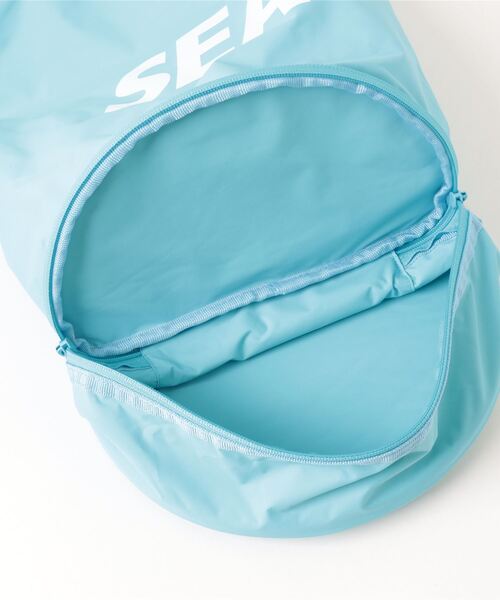 Smoothy（スムージー）の「SMOOTHY ×WDS_POOL BAG / スムージー プールバッグ（バックパック/リュック・キッズ・カーキ/パープル/ブラック/サックスブルー・FREE）」の10枚目の写真