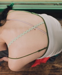 PAMM（パム）の「後ろ姿の肌色のリブキャミソール（キャミソール）」