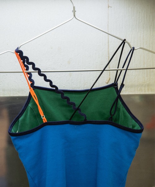 PAMM キャミソール 後ろ姿の肌色のリブキャミソール（キャミソール）｜PAMM（パム