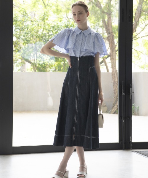 デニムジップジャンスカ(506098116) | AND COUTURE(AND COUTURE