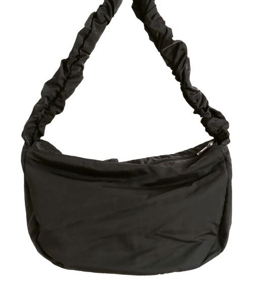 merry jenny（メリージェニー）の「くしゅくしゅショルダーフリルbag（ショルダーバッグ・レディース・ブラック/ブルー/ピンク・FREE）」の5枚目の写真