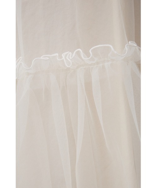 AZUL by moussy（アズールバイマウジー）の「チュールスカート（スカート・レディース・ブラック/オフホワイト・FREE）」の6枚目の写真