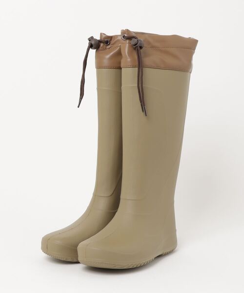 milady(ミレディ)の「milady ミレディ 軽量 折りたためるレインブーツ Milady MLK737(レインシューズ・レディース・ブラック/カーキ/ベージュ系その他/レッド・S/M/L/LL)」の2枚目の写真