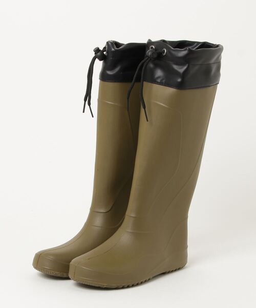 milady(ミレディ)の「milady ミレディ 軽量 折りたためるレインブーツ Milady MLK737(レインシューズ・レディース・ブラック/カーキ/ベージュ系その他/レッド・S/M/L/LL)」の3枚目の写真