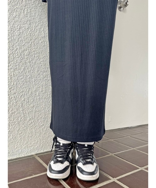 EGOIST（エゴイスト）の「フロントジップリブフーディワンピース（ワンピース・レディース・ブラック/ベージュ/ホワイト・FREE）」の11枚目の写真