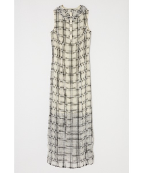 セール】HOODIE SLEEVELESS CHECK ドレス（ワンピース）｜MOUSSY
