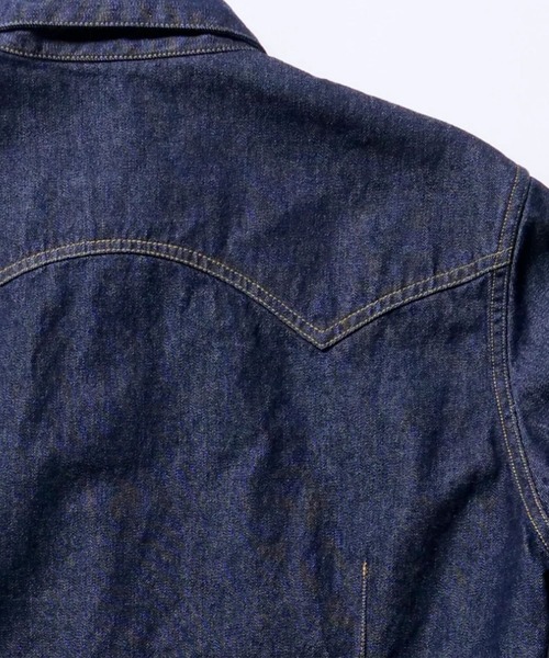 TMT（ティーエムティー）の「10oz DENIM SHIRTS（シャツ/ブラウス・メンズ・ライトインディゴブルー/インディゴブルー・MEDIUM/SMALL/X-LARGE/LARGE）」の13枚目の写真