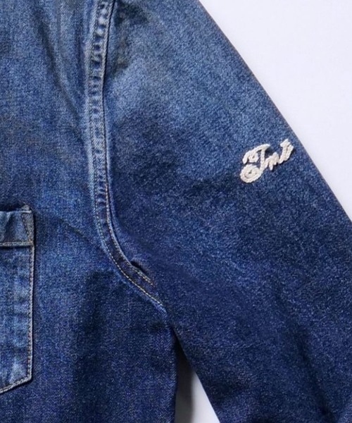 TMT（ティーエムティー）の「10oz DENIM SHIRTS（シャツ/ブラウス・メンズ・ライトインディゴブルー/インディゴブルー・MEDIUM/SMALL/X-LARGE/LARGE）」の4枚目の写真