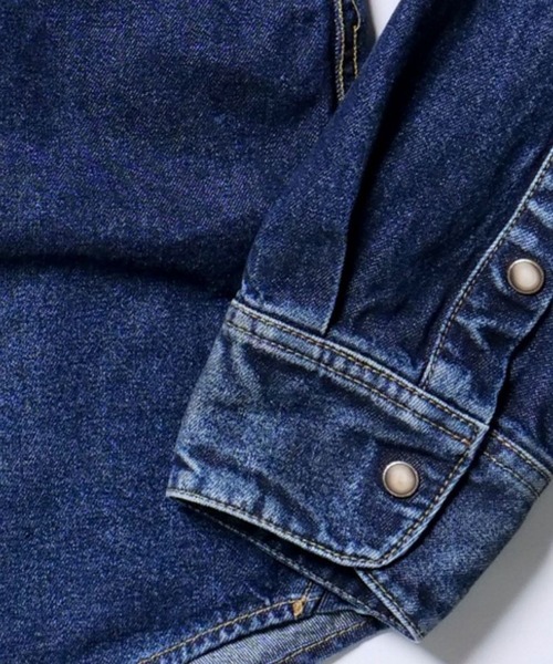 TMT（ティーエムティー）の「10oz DENIM SHIRTS（シャツ/ブラウス・メンズ・ライトインディゴブルー/インディゴブルー・MEDIUM/SMALL/X-LARGE/LARGE）」の6枚目の写真
