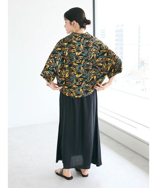 CRAFT STANDARD BOUTIQUE（クラフトスタンダードブティック）の「レーヨンマーメイドスカート（スカート・レディース・ブラック/サックスブルー・M/L）」の14枚目の写真