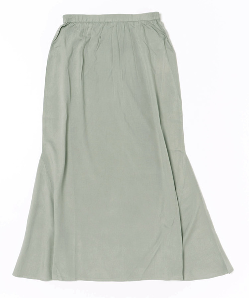 CRAFT STANDARD BOUTIQUE（クラフトスタンダードブティック）の「レーヨンマーメイドスカート（スカート・レディース・ブラック/サックスブルー・M/L）」の3枚目の写真
