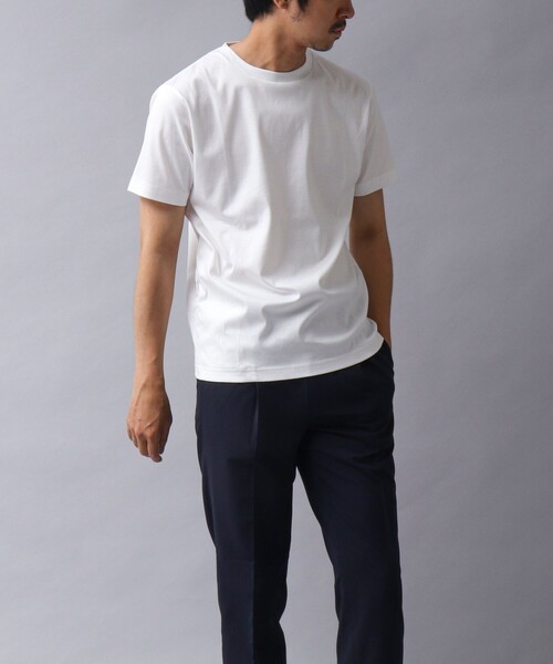 NOLLEY’S（ノーリーズ）の「【ACTIVE SECT】《限定展開 / 形態安定 / イージーケア》ソロテックスモクロディードレスTシャツ（Tシャツ/カットソー・メンズ・ブラック/ホワイト・S/M/L）」の9枚目の写真