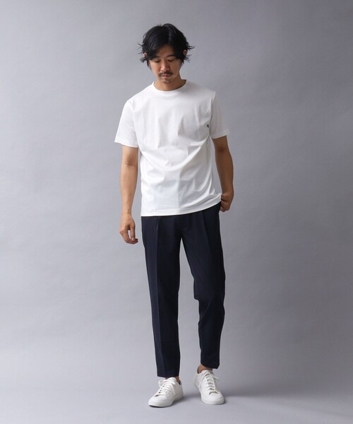 NOLLEY’S（ノーリーズ）の「【ACTIVE SECT】《限定展開 / 形態安定 / イージーケア》ソロテックスモクロディードレスTシャツ（Tシャツ/カットソー・メンズ・ブラック/ホワイト・S/M/L）」の11枚目の写真