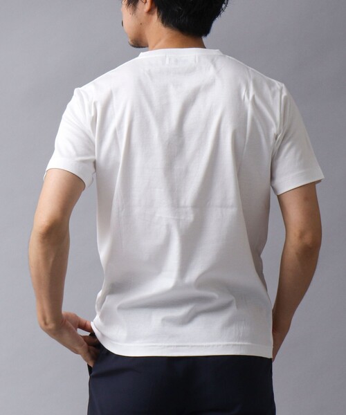 NOLLEY’S（ノーリーズ）の「【ACTIVE SECT】《限定展開 / 形態安定 / イージーケア》ソロテックスモクロディードレスTシャツ（Tシャツ/カットソー・メンズ・ブラック/ホワイト・S/M/L）」の14枚目の写真