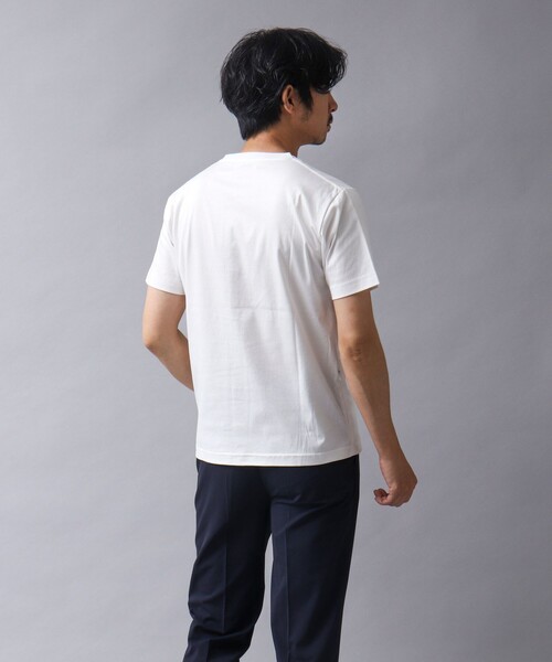 NOLLEY’S（ノーリーズ）の「【ACTIVE SECT】《限定展開 / 形態安定 / イージーケア》ソロテックスモクロディードレスTシャツ（Tシャツ/カットソー・メンズ・ブラック/ホワイト・S/M/L）」の15枚目の写真